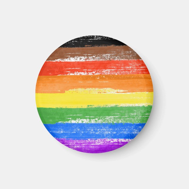Imã Pintura Orgulho LGBTQIA+ (Frente)