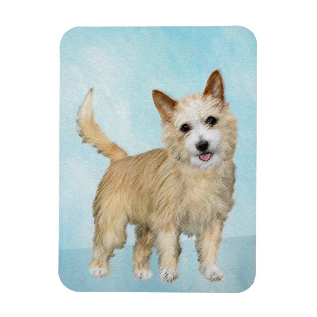 Ímã Pintura Portuguesa do Podengo Pequeno - Arte Origi (Vertical)