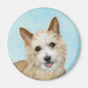 Imã Pintura Portuguesa do Podengo Pequeno - Arte Origi