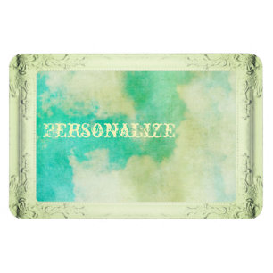 Ímã Pintura quadro Victorian do céu e da nuvem