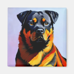 Imã Pintura rottweiler