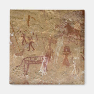 Imã Pinturas rupestres pré-históricas, Akakus, Saara