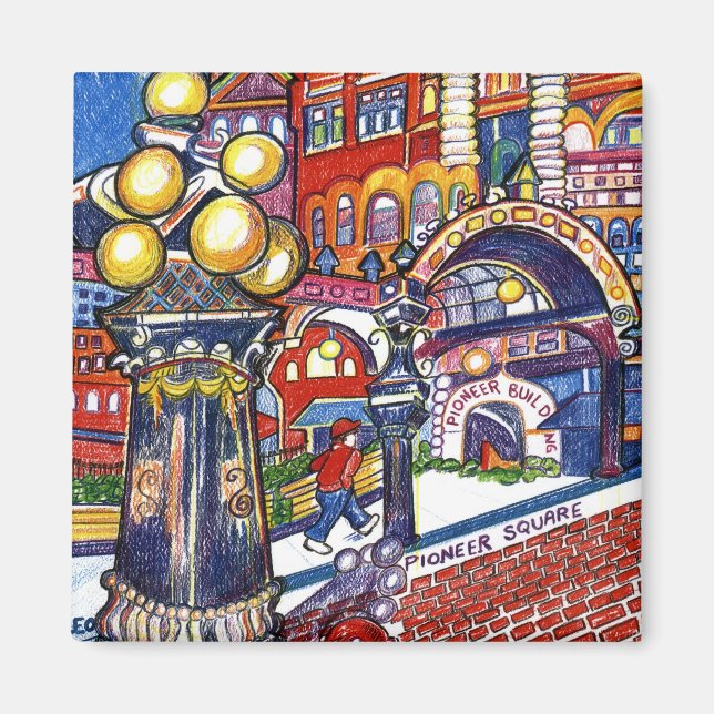 Imã Pioneer Square (Frente)