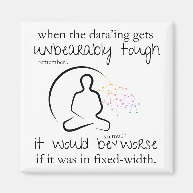 Imã Pior Se Em Dados Funny De Largura Fixa (Frente)