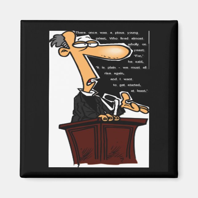 Imã Pious Priest Limerick, engraçado (Frente)