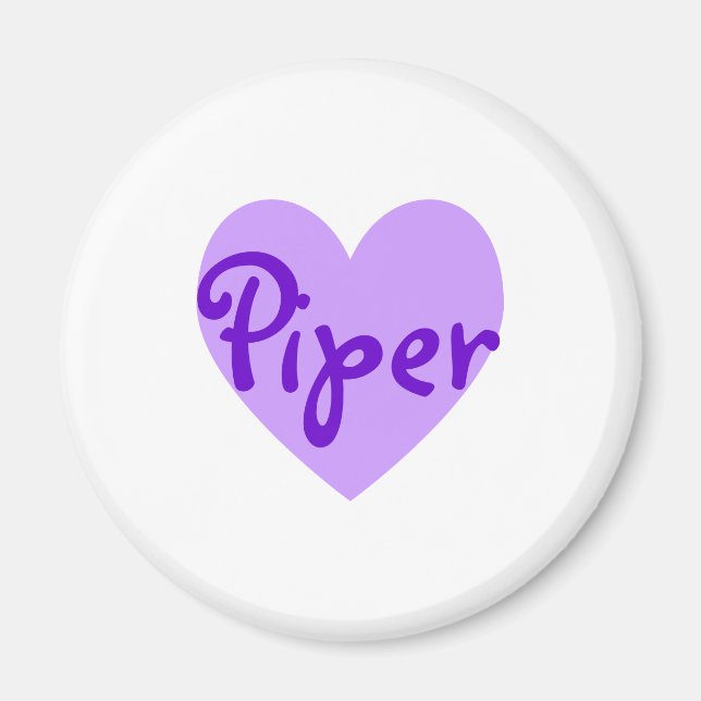 Imã Piper em Roxo (Frente)