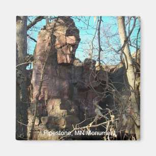 Imã Pipestone, MN Monument Magnet