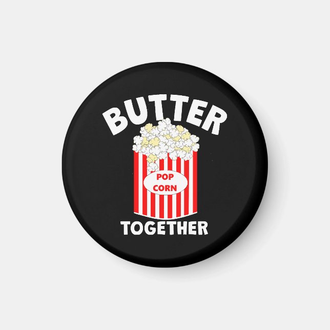 Imã Pipoca de Filme BUTTER Juntos (Frente)