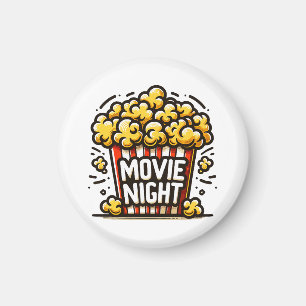 Imã Pipoca Divertida Delícia da Noite de Cinema