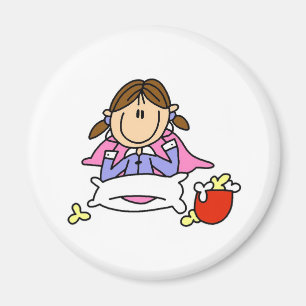 Imã Pipoca e ímã dos pijamas