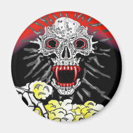 Imã Pipoca-Maçã-Maçã-Maçã-Maçã-Manteiga-Halloween