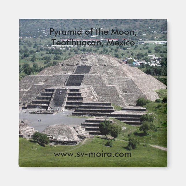 Imã Pirâmide da Lua, Teotihuacan, México (Frente)