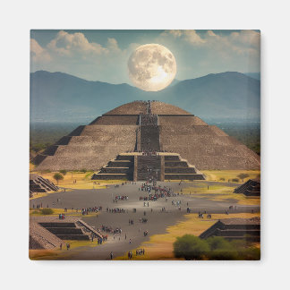 Imã Pirâmide da Lua, Teotihuacan, Viagem do México