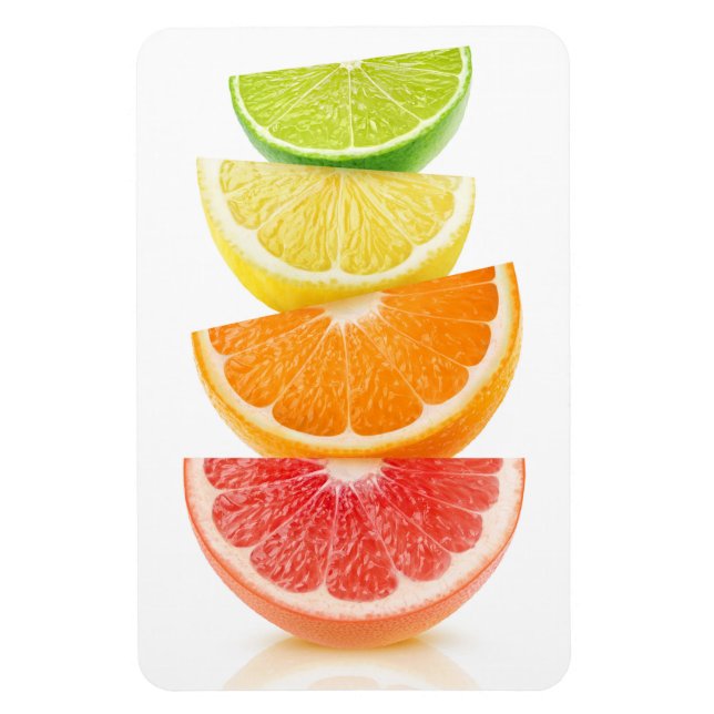 Ímã Pirâmide das fatias de citrinos (Vertical)