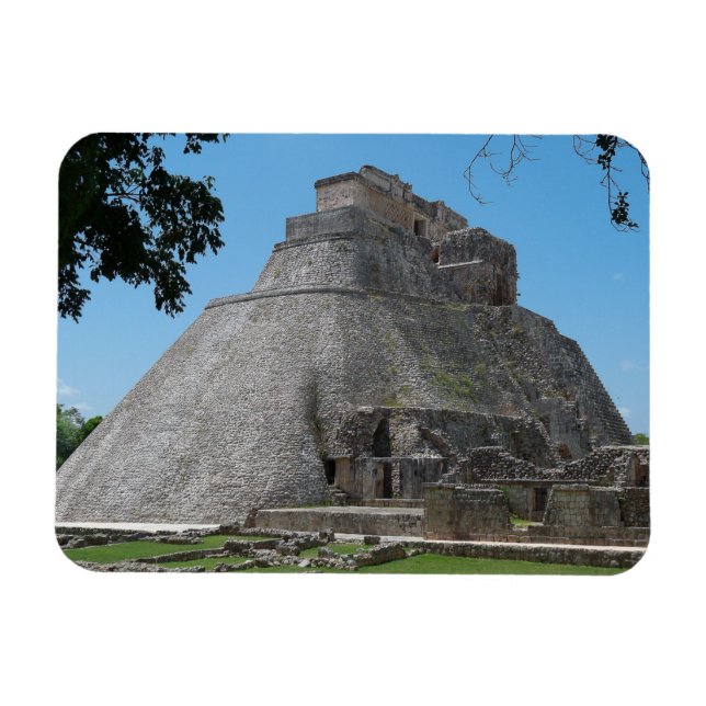 Ímã Pirâmide do Mágico, Uxmal, Yucatan, México (Horizontal)
