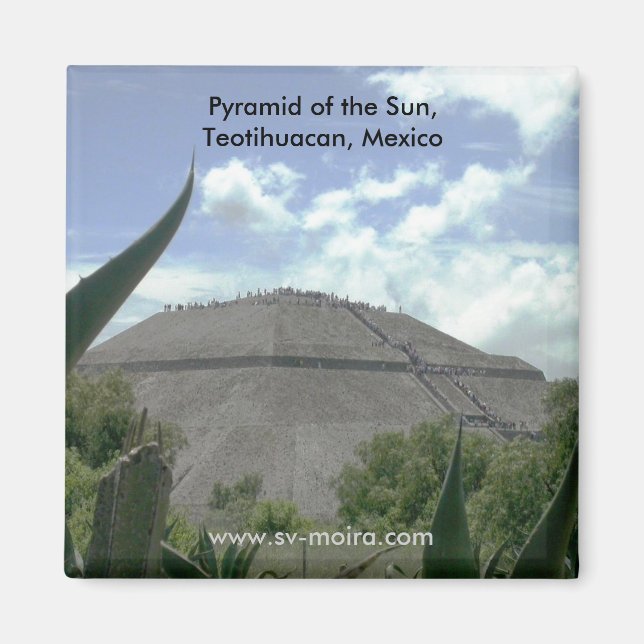 Imã Pirâmide do Sol, Teotihuacan, México (Frente)