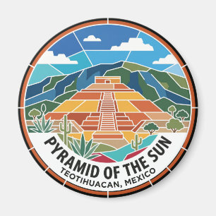 Imã Pirâmide do Sol Teotihuacan México