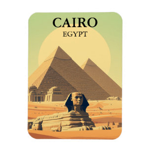 Ímã Pirâmides do Cairo Egito e Viagem do Esphinx