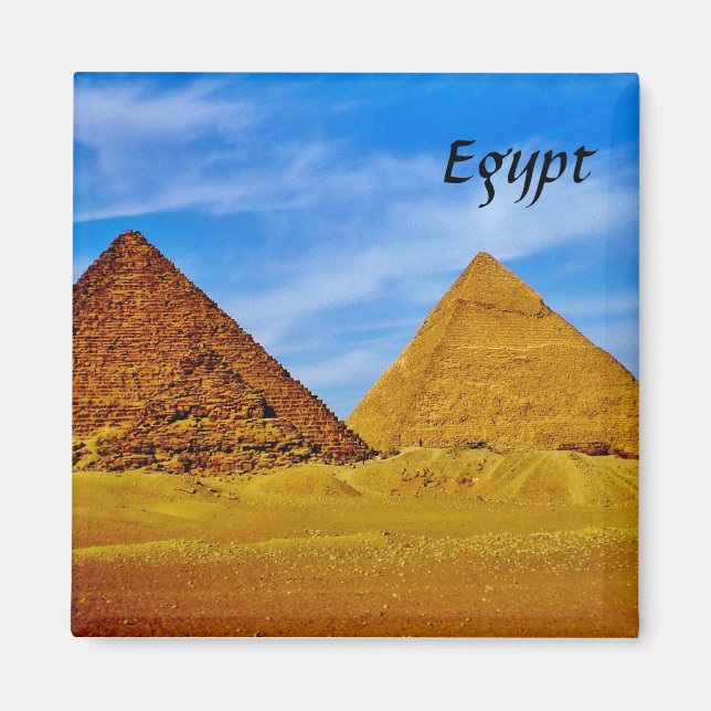 Imã Pirâmides Egípcias em Giza (Frente)