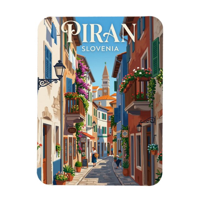 Ímã Piran, Eslovênia Eslovênia (Vertical)