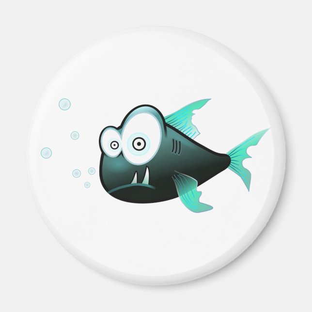 Imã piranha (Frente)