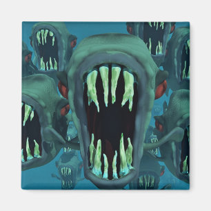 Imã Piranhas Peixes Personalizados Personalizam Annive