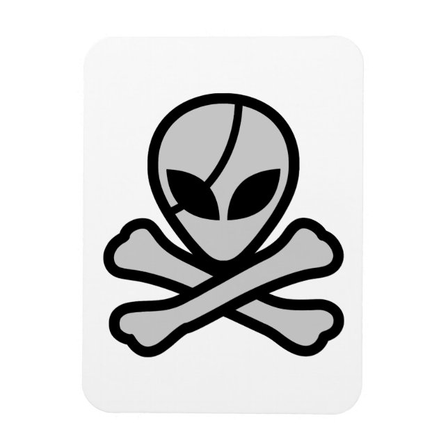 Ímã Pirata de alienígena (Vertical)