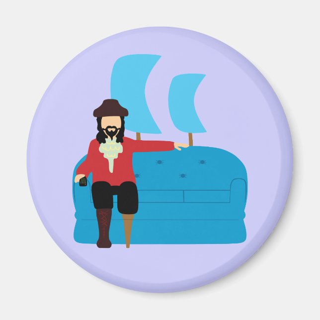 Imã Pirata de Sofa (Frente)