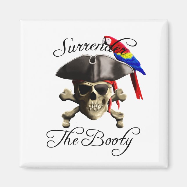 Imã Pirata Engraçado Rende A Bootada (Frente)