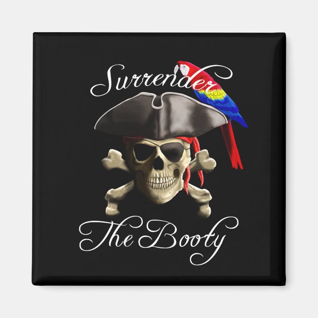 Imã Pirata Engraçado Rende A Bootada (Frente)