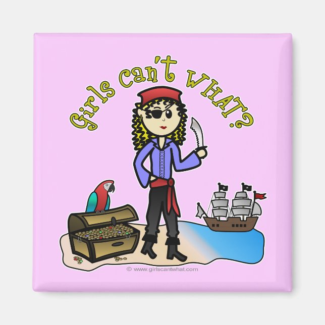 Imã Pirata Loura (Frente)