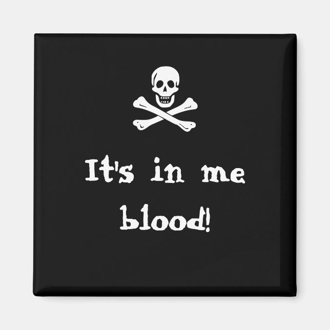 Imã Pirata - Magnet (Frente)