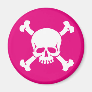 Imã Pirata Rosa, Cruz e Ossos