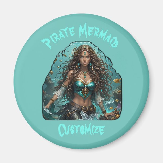 Imã Pirata - Sereia Lady Thunder_Cove (Frente)