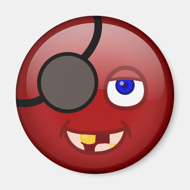 Imã Pirata vermelha (Frente)