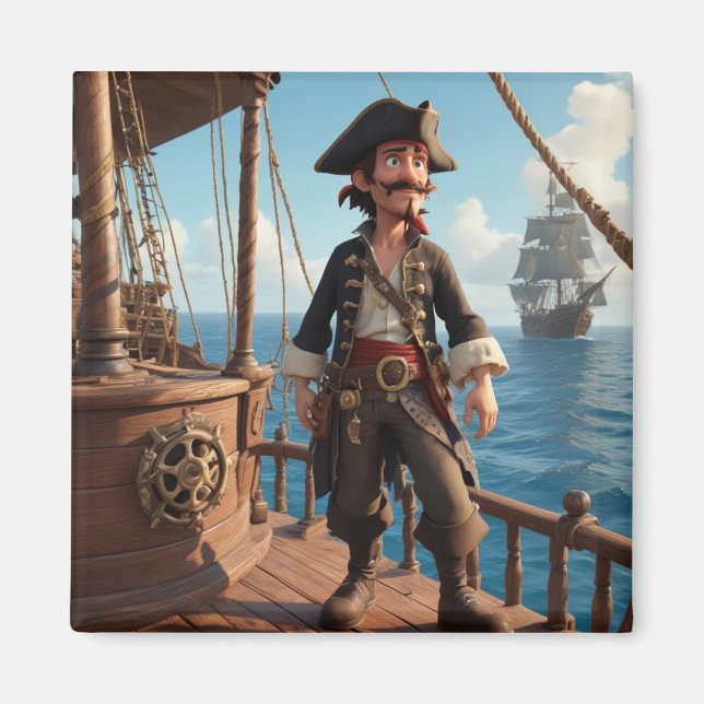Imã Pirate Birthday (Frente)