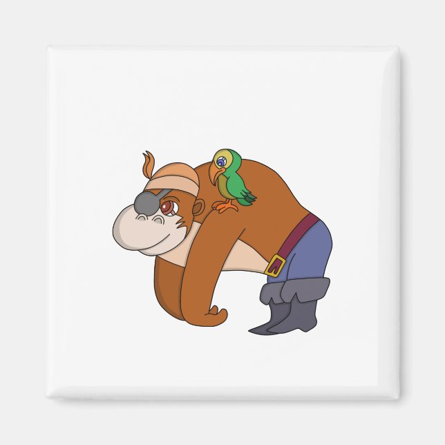 Imã Pirate Gorilla (Frente)
