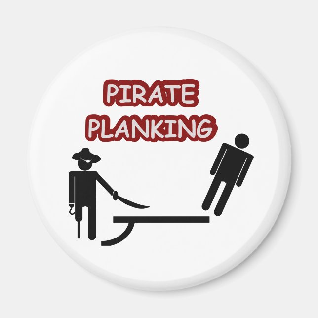 Imã Pirate Planking (Frente)