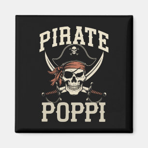Imã Pirate Poppi Engraçado Capitão Correspondente ao C