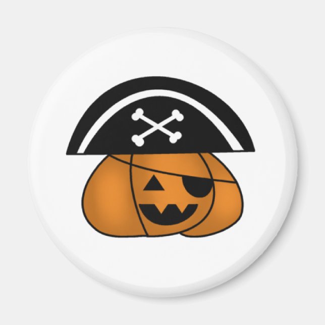Imã Pirate Pumpkin (Frente)