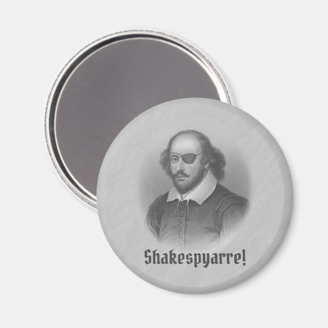 Imã Pirate Shakespeare (Front/Back)