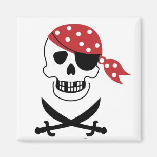 Imã Pirates Skull Magnet