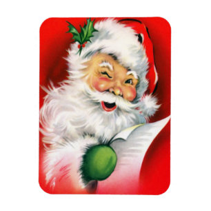 Ímã Pisc o Natal do papai noel impertinente ou lista