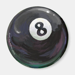 Imã Piscina 8 Ball Art