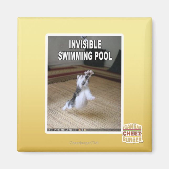Imã Piscina de Nadação Invisível (Frente)
