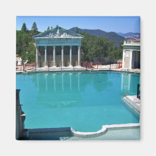 Imã Piscina de Netuno no Castelo de Hearst, San Simeon