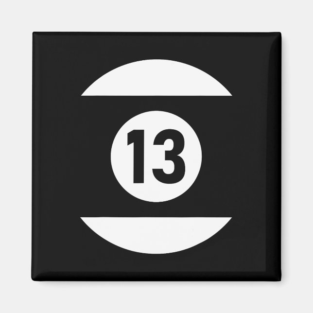 Imã Piscina Ll 13 Billiards Correspondentes Dão Fácil  (Frente)
