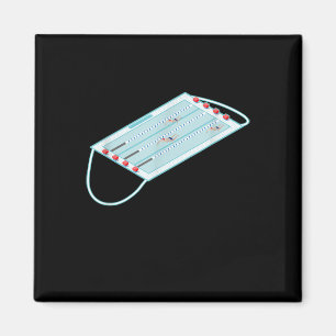 Imã Piscina Nadadora Face Máscara Máscara Meme Gag T