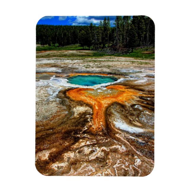 Ímã Piscina térmica de Yellowstone (Vertical)