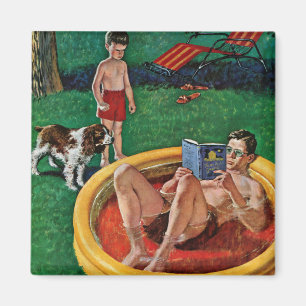 Imã Piscina vadeando